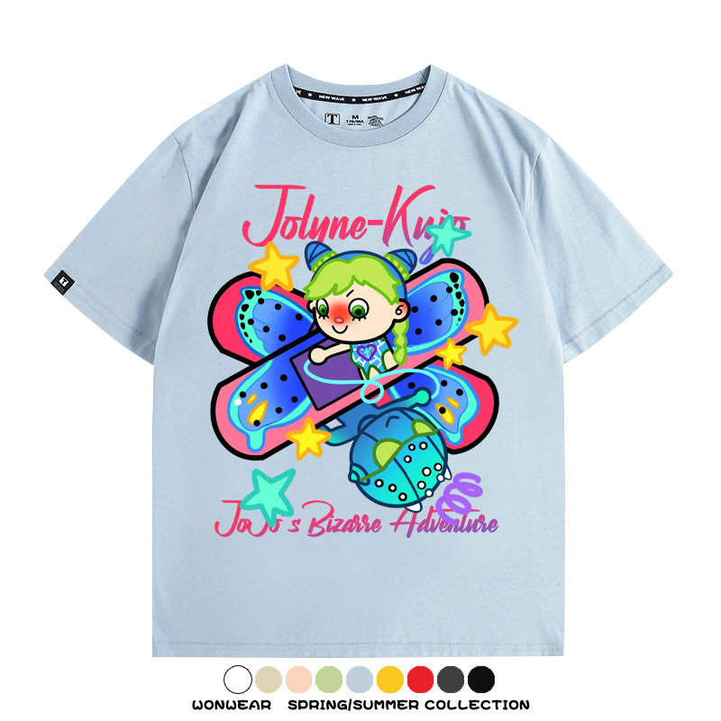 JOJO的奇妙冒險空條徐倫動漫周邊短袖T恤