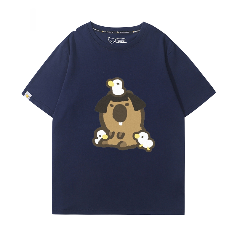 卡皮巴拉 2024親子情侶男女同款 T恤