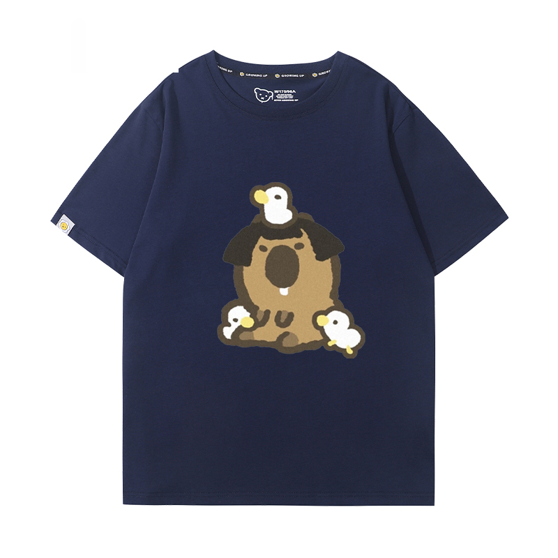 卡皮巴拉 2024親子情侶男女同款 T恤