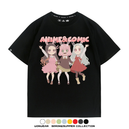 間諜家家酒鬼滅之刃聯名 親子情侶裝寬鬆短袖T