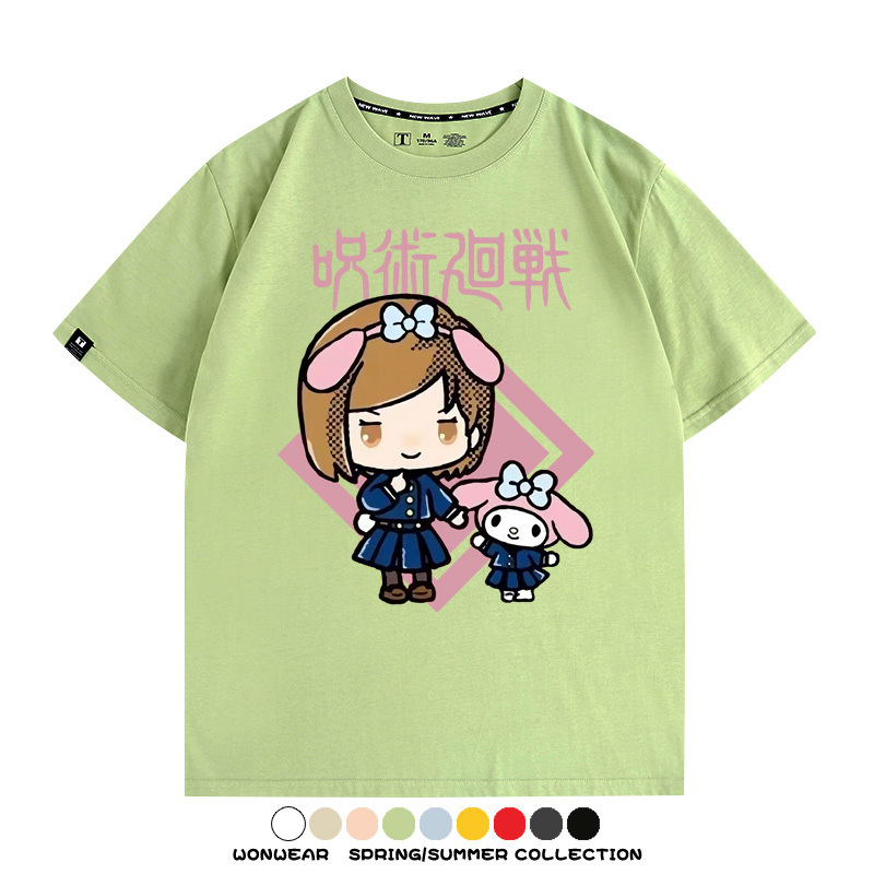咒術迴戰聯名三麗鷗 親子情侶裝寬鬆短袖T