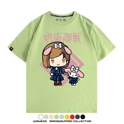 咒術迴戰聯名三麗鷗 親子情侶裝寬鬆短袖T
