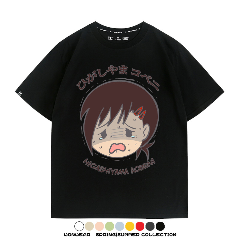 鏈鋸人東山小紅動漫周邊短袖T恤