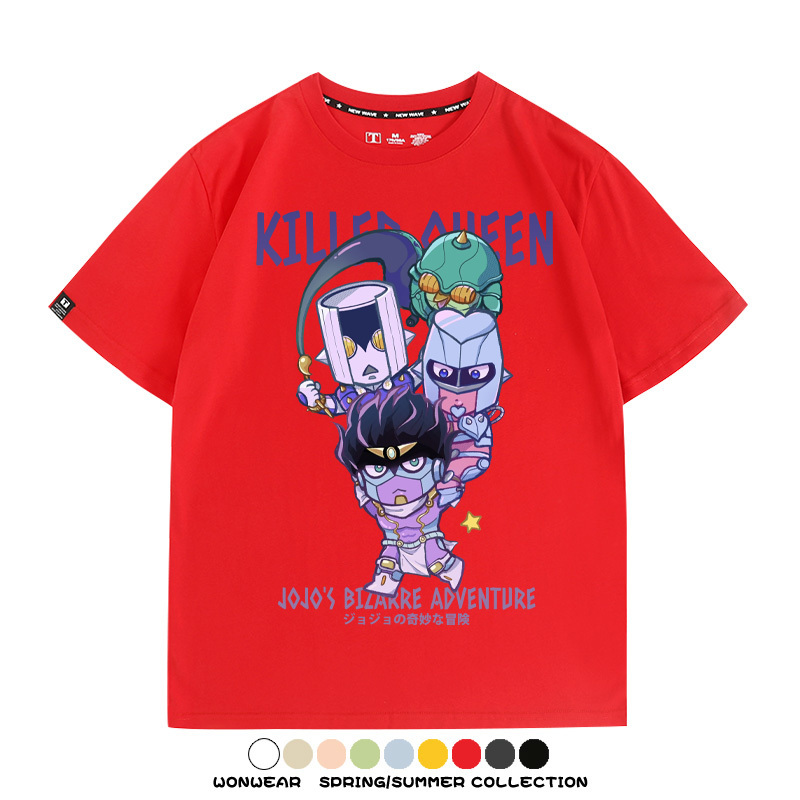 JOJO的奇妙冒險 親子情侶裝寬鬆短袖T
