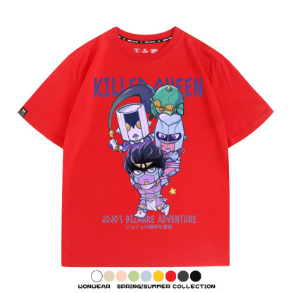 JOJO的奇妙冒險 親子情侶裝寬鬆短袖T