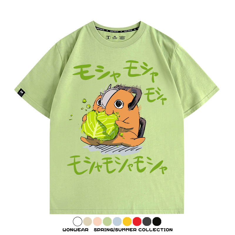 鏈鋸人電次波奇塔 親子情侶裝寬鬆短袖T