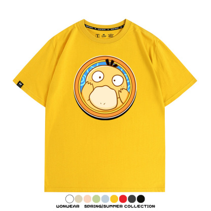 寶可夢卡通可愛頭像合集 親子情侶寬鬆短袖T