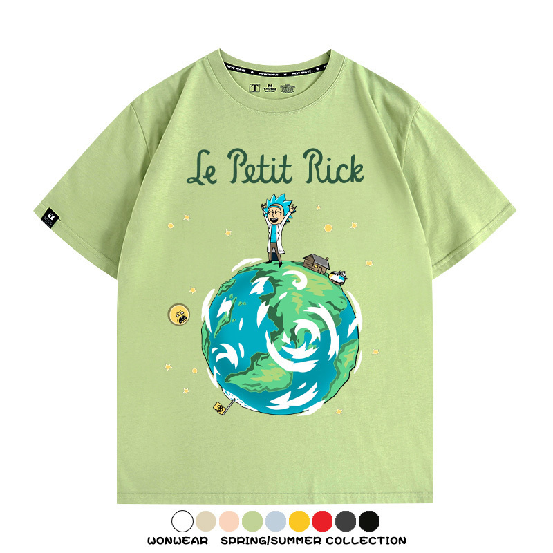 瑞克和莫蒂聯名 親子情侶裝寬鬆短袖T