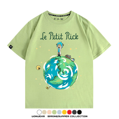 瑞克和莫蒂聯名 親子情侶裝寬鬆短袖T