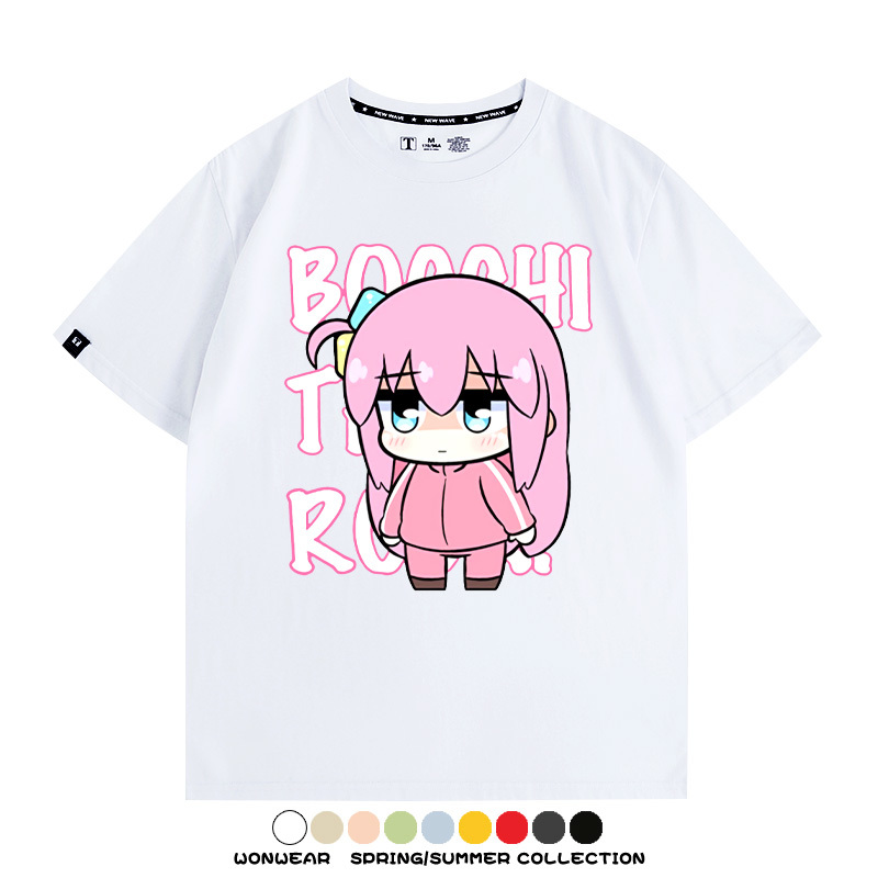 Q版孤獨搖滾 親子情侶裝寬鬆短袖T