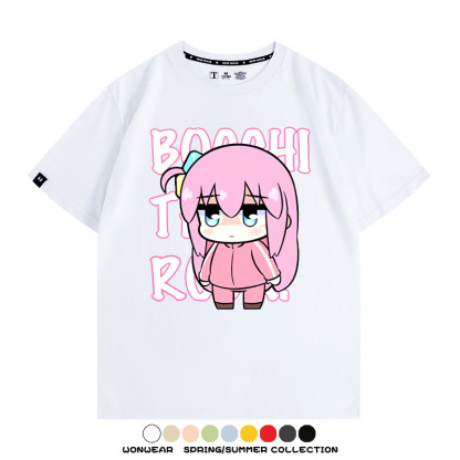 Q版孤獨搖滾 親子情侶裝寬鬆短袖T