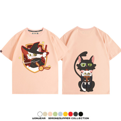 鈴芽之旅大臣聯名哈利波特 親子情侶裝寬鬆短袖T