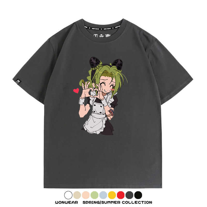 JOJO的奇妙冒險石之海動漫空條徐倫卡通周邊聯名短袖夏男純棉T恤