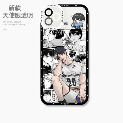 蘋果 系列排球少年 天使眼透明防摔軟殼