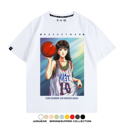 灌籃高手赤木晴子 親子情侶裝寬鬆短袖T