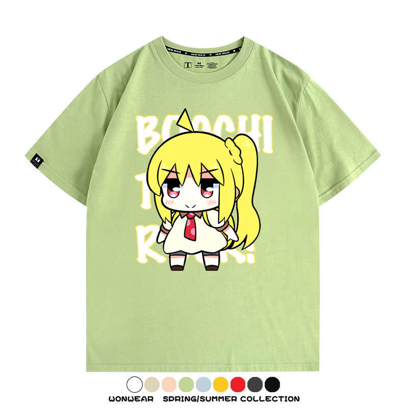 Q版孤獨搖滾 親子情侶裝寬鬆短袖T