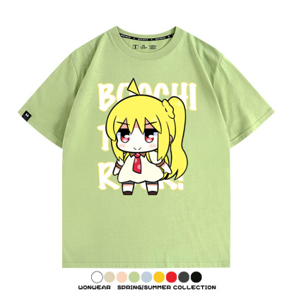 Q版孤獨搖滾 親子情侶裝寬鬆短袖T