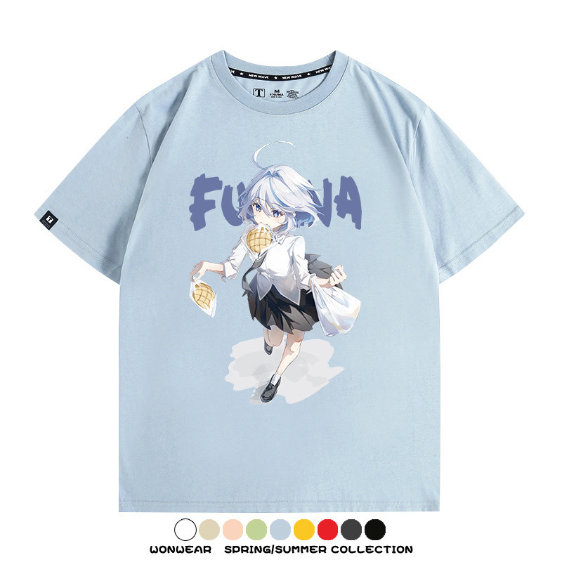 原神芙寧娜 親子情侶裝寬鬆短袖T