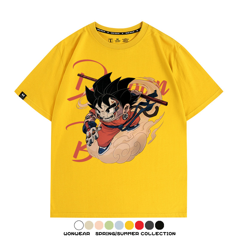 機械聯名七龍珠 親子情侶裝寬鬆短袖T