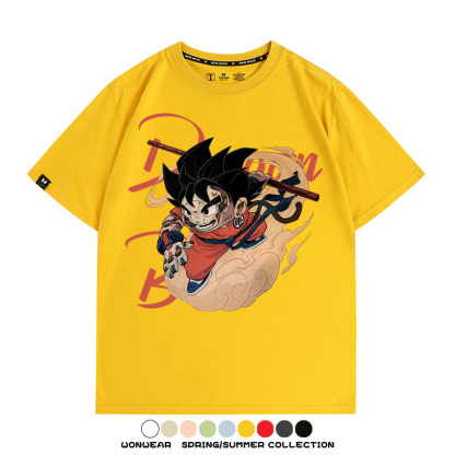 機械聯名七龍珠 親子情侶裝寬鬆短袖T
