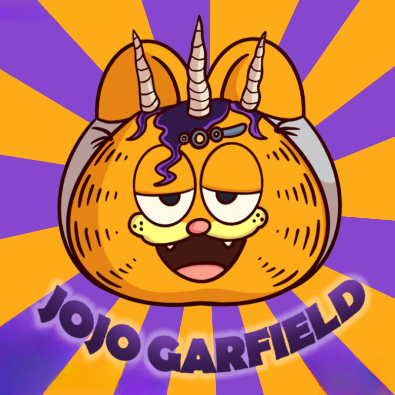 加菲貓聯名JOJO的奇妙冒險周邊短袖T恤