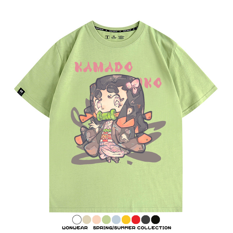 Q版鬼滅之刃動漫周邊短袖T恤