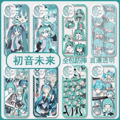 蘋果 系列初音未來天使眼透明防摔軟殼