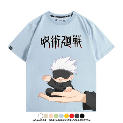 咒術迴戰Q版聯 親子情侶裝寬鬆短袖T