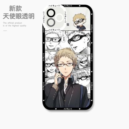 蘋果 系列排球少年 天使眼透明防摔軟殼