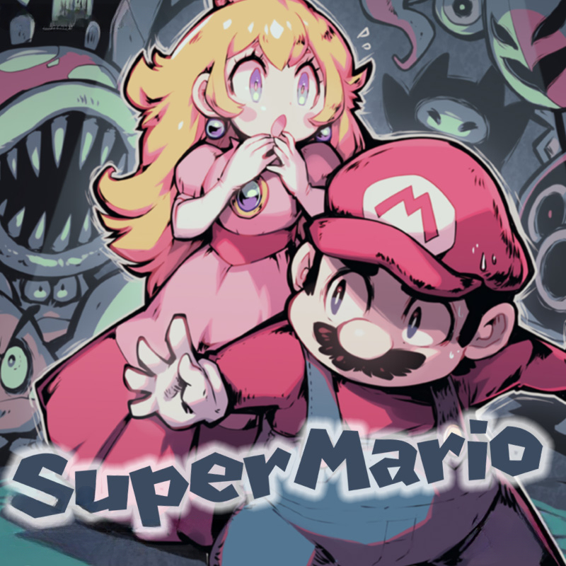 超級瑪利歐遊戲周邊短袖T恤