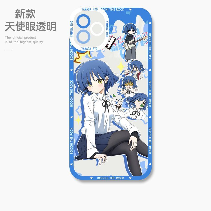 蘋果 系列孤獨搖滾天使眼透明防摔軟殼