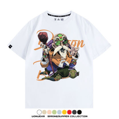 機械聯名七龍珠 親子情侶裝寬鬆短袖T