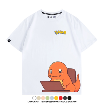 精靈寶可夢上班族 親子情侶裝寬鬆短袖T