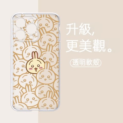 蘋果 系列chiikawa 透明防摔軟殼
