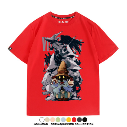 最終幻想9聯名比比奧爾尼迪亞 親子情侶裝寬鬆短袖T