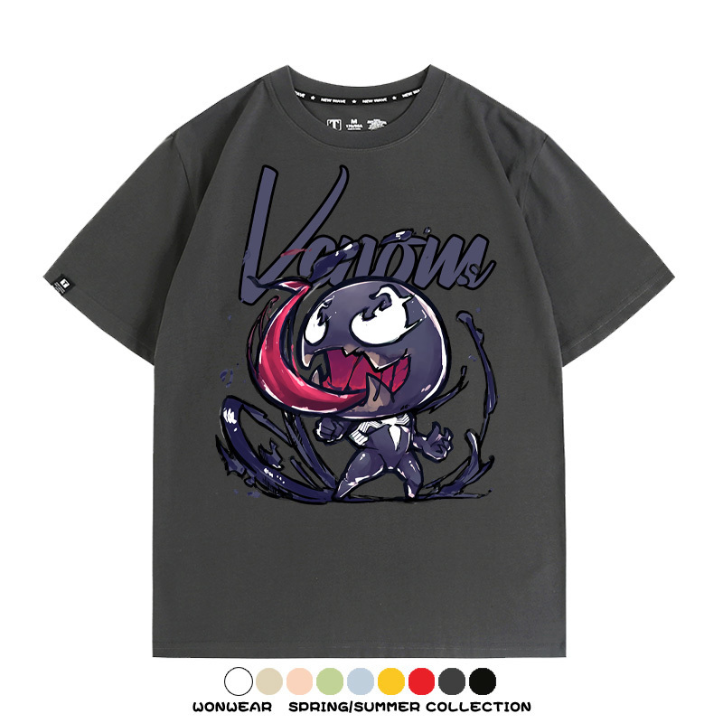 漫威經典電影毒液Q版周邊短袖T恤