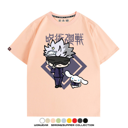 咒術迴戰聯名三麗鷗 親子情侶裝寬鬆短袖T