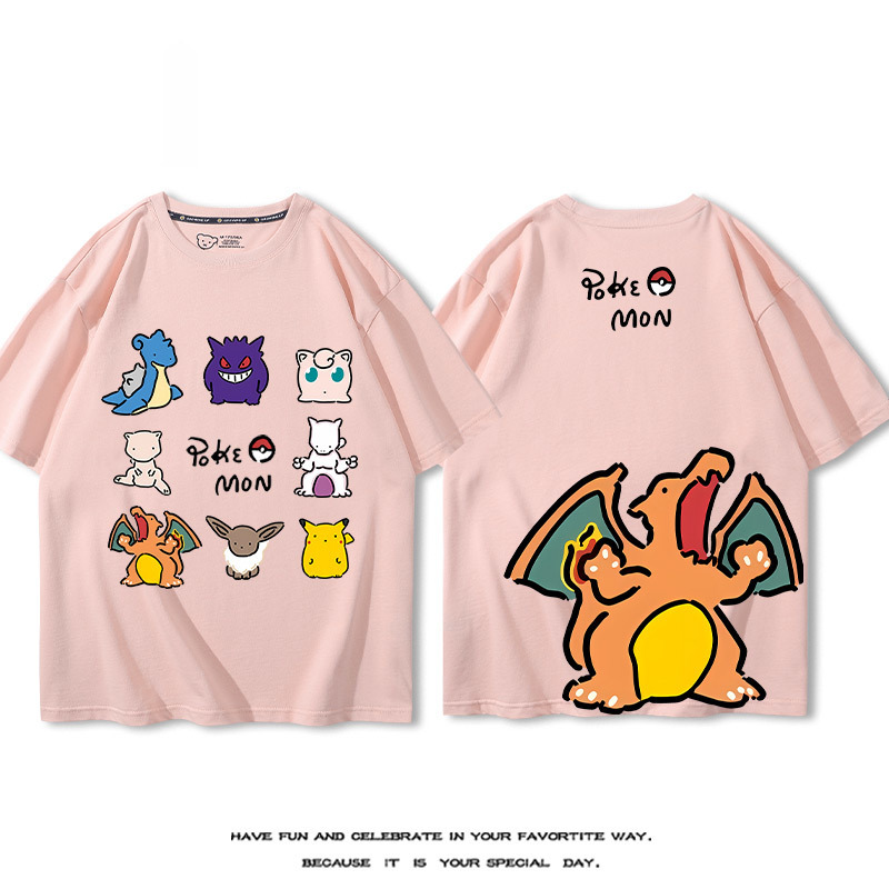 精靈寶可夢 2024親子情侶男女同款 T恤