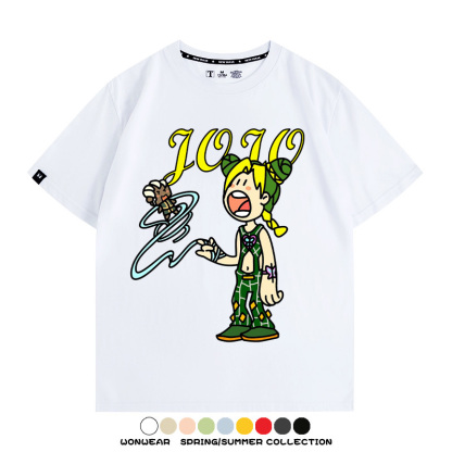 惡搞JOJO的奇妙冒險 親子情侶裝寬鬆短袖T