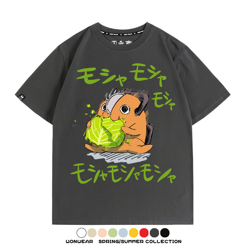 鏈鋸人電次波奇塔 親子情侶裝寬鬆短袖T