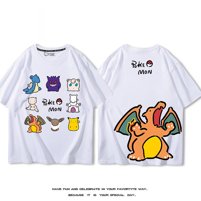 精靈寶可夢 2024親子情侶男女同款 T恤