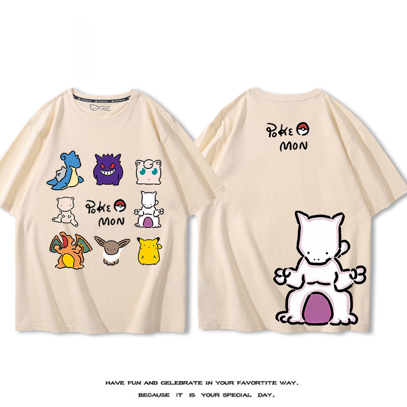 精靈寶可夢 2024親子情侶男女同款 T恤