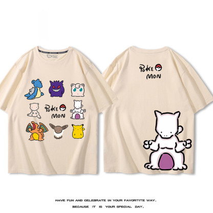 精靈寶可夢 2024親子情侶男女同款 T恤