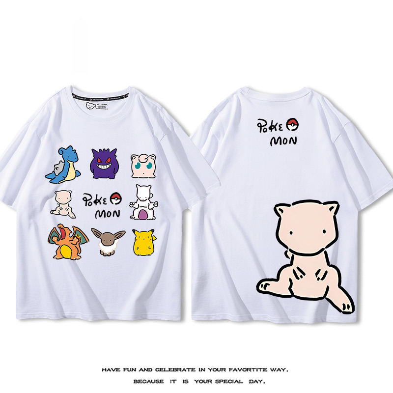 精靈寶可夢 2024親子情侶男女同款 T恤