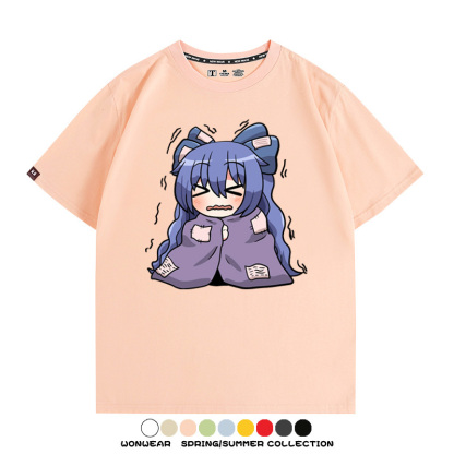 東方project憑依華 親子情侶裝寬鬆短袖T