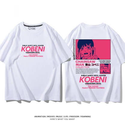 鏈鋸人 2024親子情侶男女同款 T恤