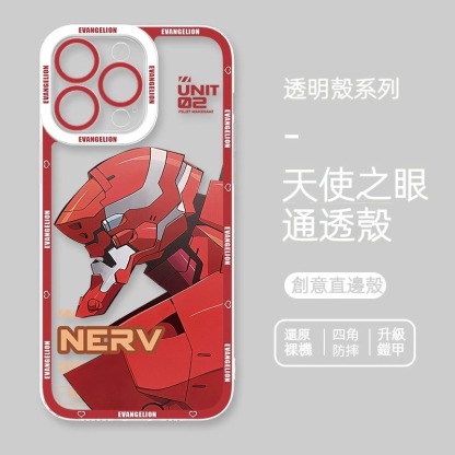 蘋果 系列EVA新世紀福音戰士 天使眼透明防摔軟殼