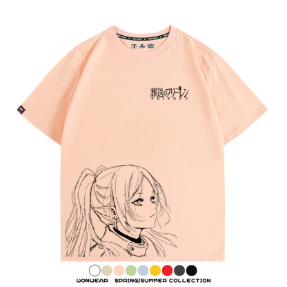 葬送的芙莉蓮原畫線條 親子情侶寬鬆短袖T