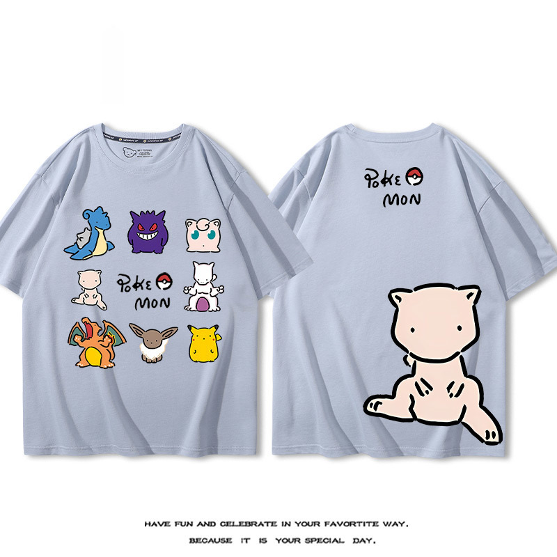 精靈寶可夢 2024親子情侶男女同款 T恤