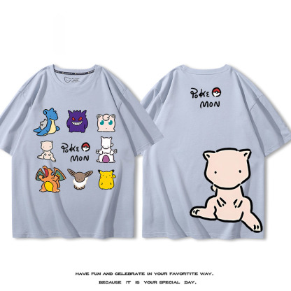 精靈寶可夢 2024親子情侶男女同款 T恤